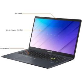 Laptop ASUS E510K 15.6" HD Laptop, Intel Celeron N4500, 4GB RAM, 1285 SSD, 180° Hinge, , Star Black
