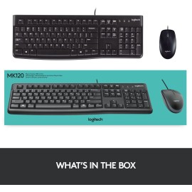 Logitech MK120 Wired Keyboard and Mouse Combo