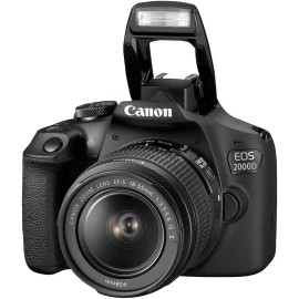 Canon EOS 2000D DSLR Camera and EF-S 18-55 mm