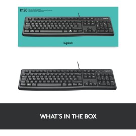 Logitech K120 USB Wired Keyboard