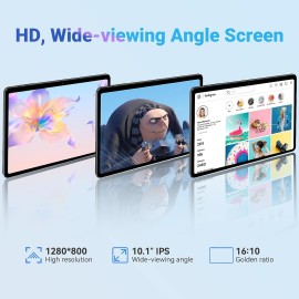 Blackview Tab 7 WiFi  Tablet, 10.1 inch , Android 12, 5GB(3+2) RAM 64GB ROM 