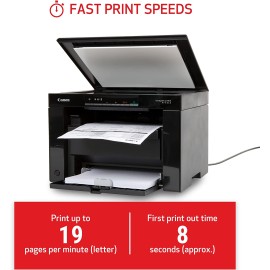 Canon imageCLASS MF3010 All-in-One Wired Monochrome Laser Printer, Black