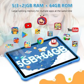 Blackview Tab A7 Kids 10 inch  , Android 12 Tablets for Kids, 5GB+64GB 