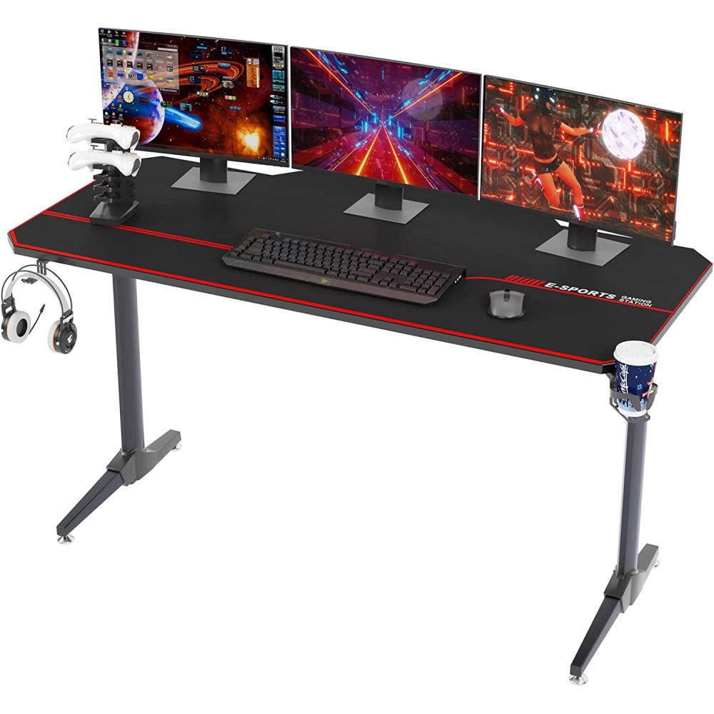 SogesHome Gaming Desk 140 x 60 Cm
