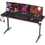 SogesHome Gaming Desk 140 x 60 Cm