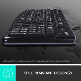 Logitech MK120 Wired Keyboard and Mouse Combo