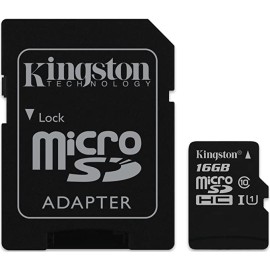 Kingston Micro SDHC 16G + Adapter 80mb