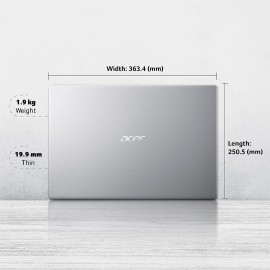 Laptop Acer Aspire 3 Laptop AMD Ryzen 3 3250U (4 GB/1 TB HDD/AMD Radeon Graphics /Silver/with 15.6" LED)