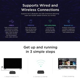 Xiaomi Mi Box S | 4K HDR Android TV with Google Assistant Remote Streaming Media Player