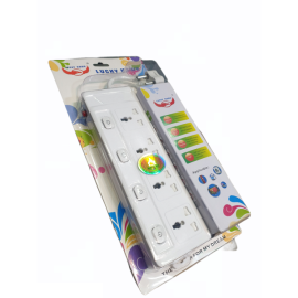 Lucky Hawk Power Strip with 4 Ports + USB