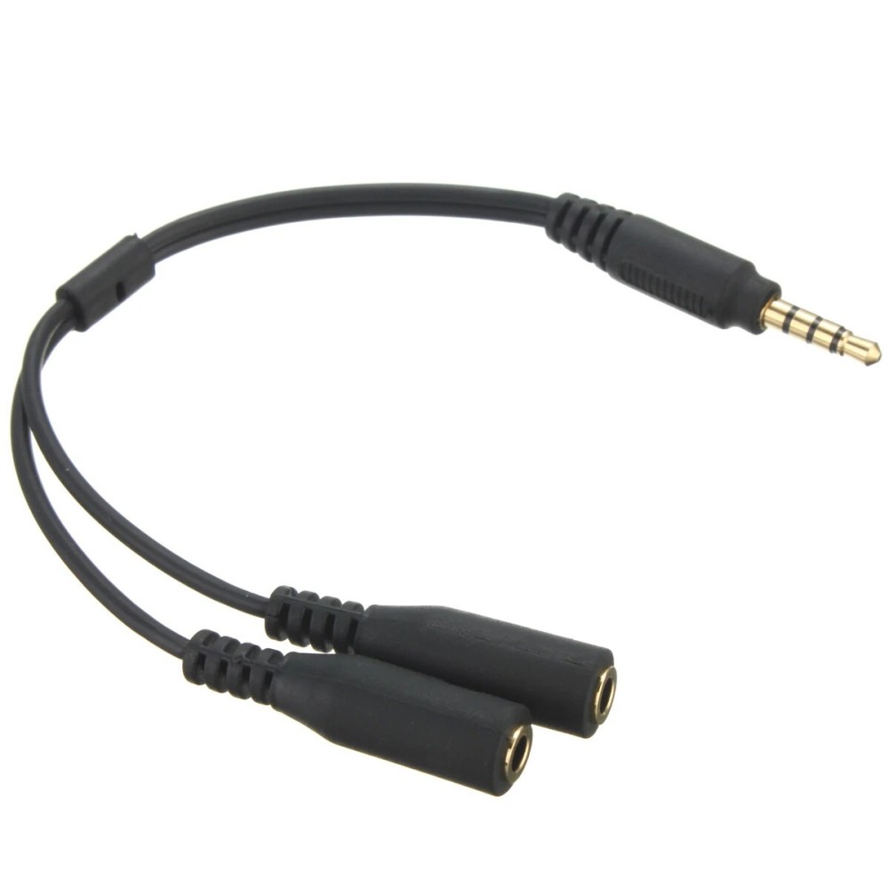 QC AUX Splitter 1 Male to 2 Female