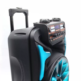 KARAOKA SPEAKER YB1502Q 15" 2 WIRELESS MIC