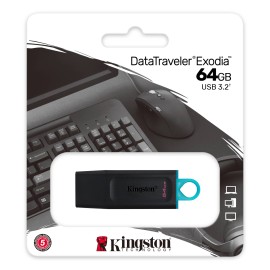 KINGSTON USB 3.2 FLASH MEMORY 64GB